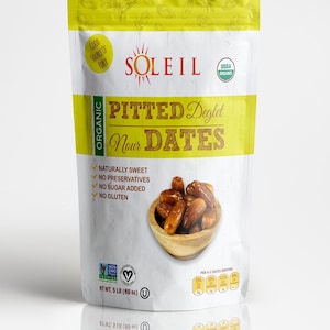 5LB Organic pitted Deglet Noor dates/Certified organic/organic/non -gmo/vegan/kosher