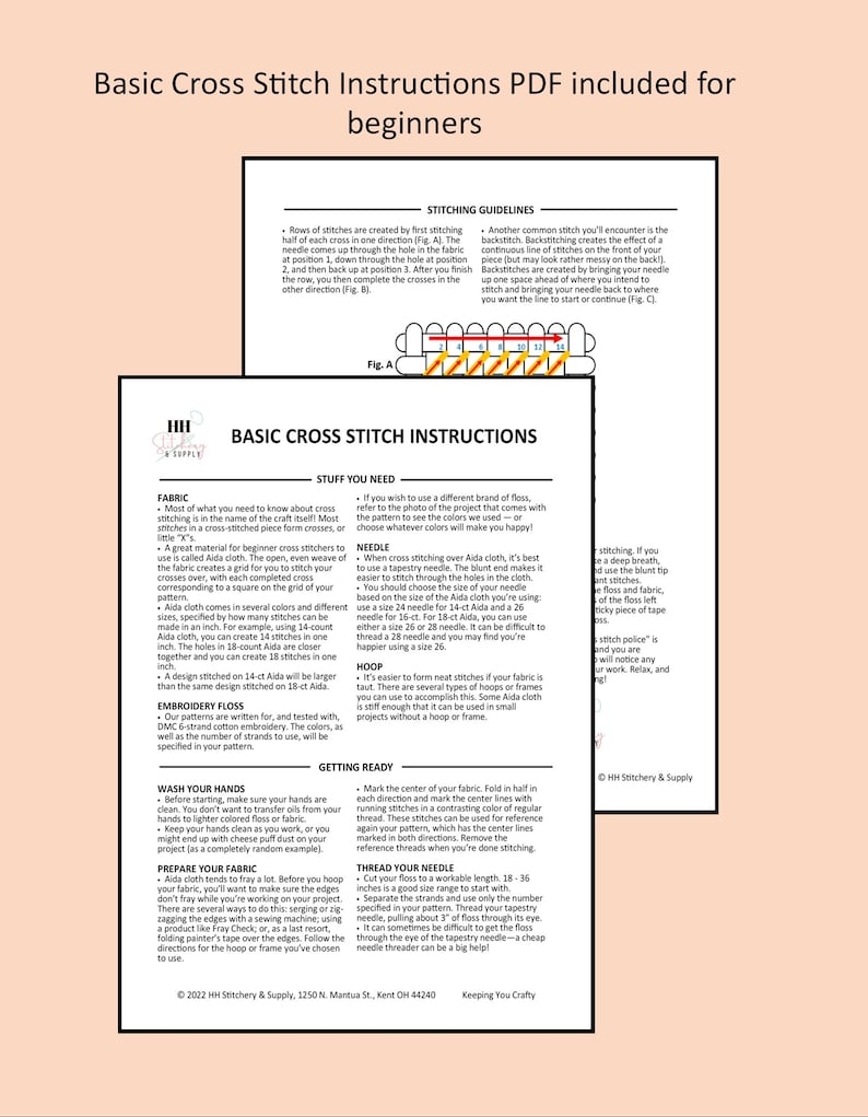 Flushed Face Emoji Cross Stitch Pattern Instant PDF Download Beginner