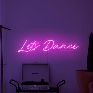 Dance Neon Sign Let's Dance Led Light for Party - PageNeon