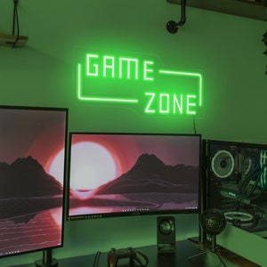 Game zone wall decor,Game room neon sign,Video game neon sign,Gamer room neon sign,Game room led sign,Game zone neon sign,Game zone led sign