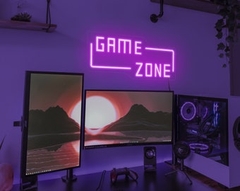 Game zone wall decor,Game room neon sign,Video game neon sign,Gamer room neon sign,Game room led sign,Game zone neon sign,Game zone led sign