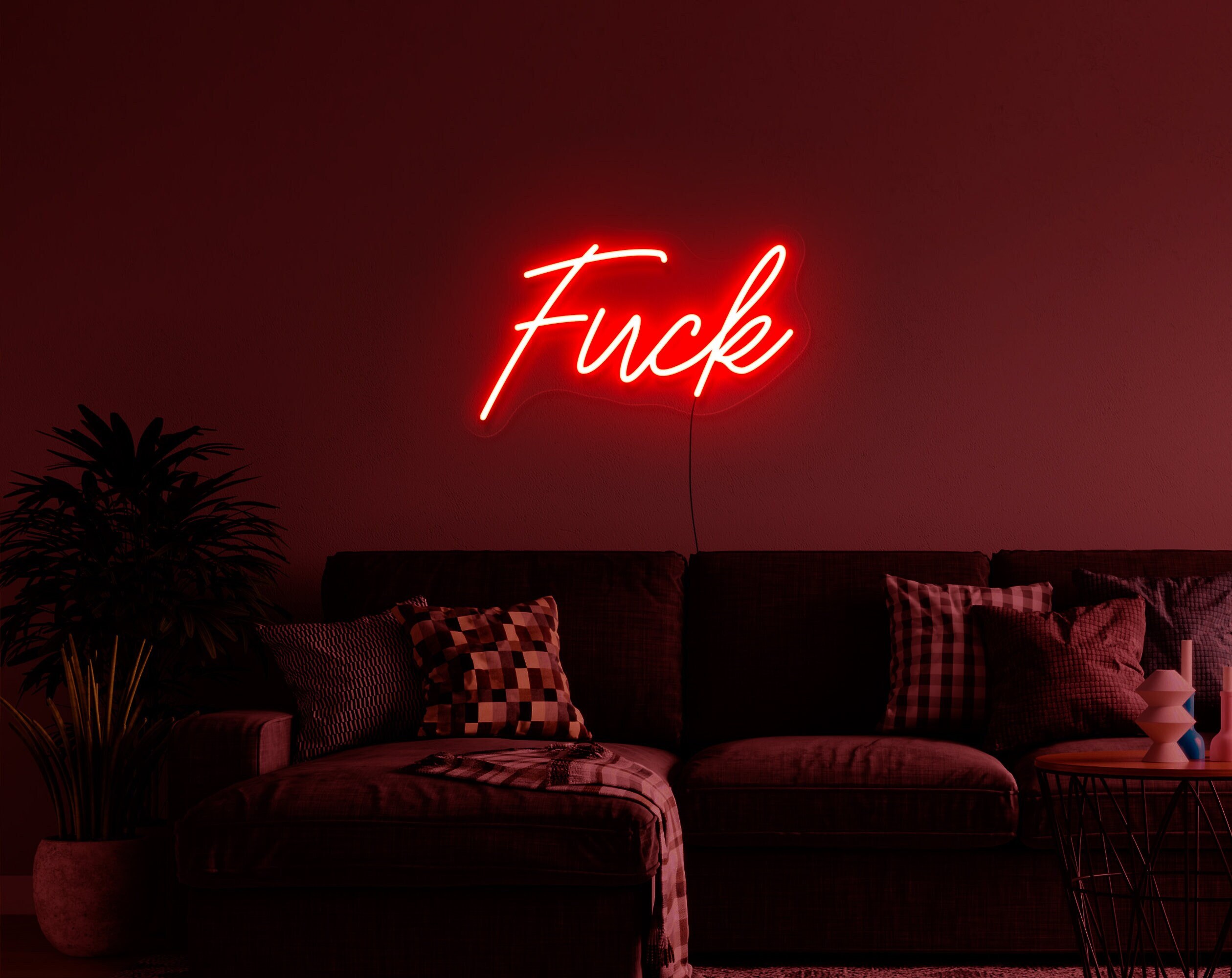 Fuck neon sign, Fuck led sign, Fuck light sign, Fuck neon light, Fuck wall sign, Neon light sign for wall, Led sign wall, Fuck wall decor