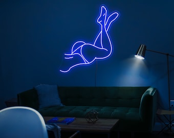 Girl neon sign,Girl neon light,Lady neon sign,Body neon sign,Woman body decor,Led neon sign,Body wall decor,Woman body neon sign