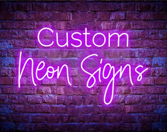 Letrero de neón personalizado, letrero de neón personalizado con luz led, letrero de luz de neón, letrero de neón led, luz de letrero de neón, letrero de luz de neón para pared, letrero de neón personalizado