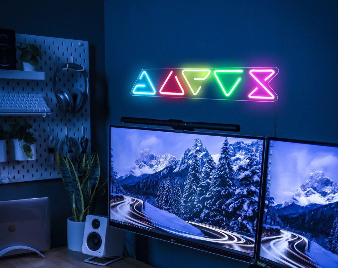 Game Room Neon Sign, Gamer Tag Led Neon Sign, Play Station Neon Sign ...