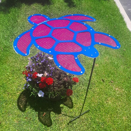 Selling 24 inch Turtle, Blue frame with 60% Magenta shade cloth, plant shade