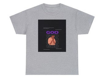 Male Praying - Deut 33:27 Cotton Tee