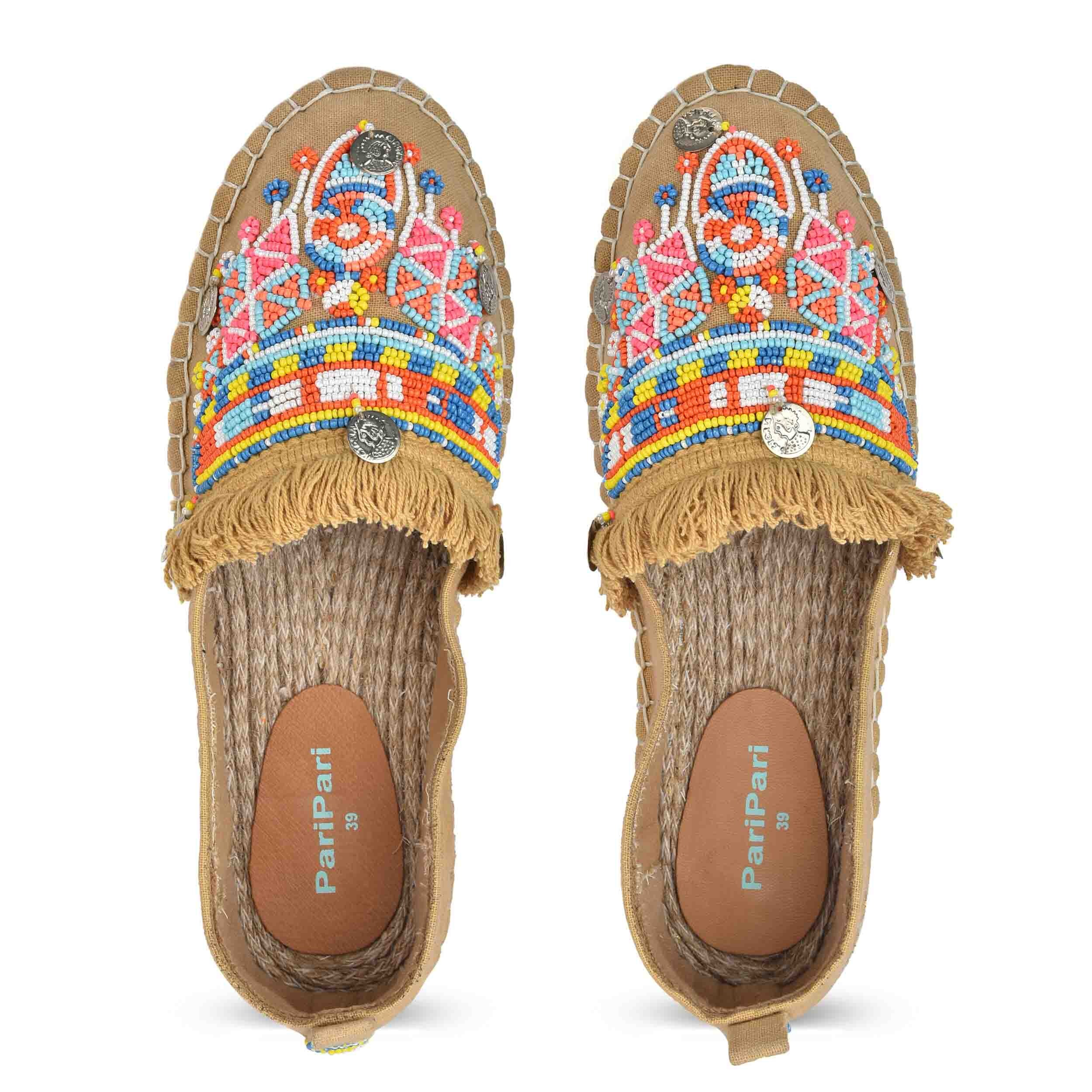 Beaded espadrilles store