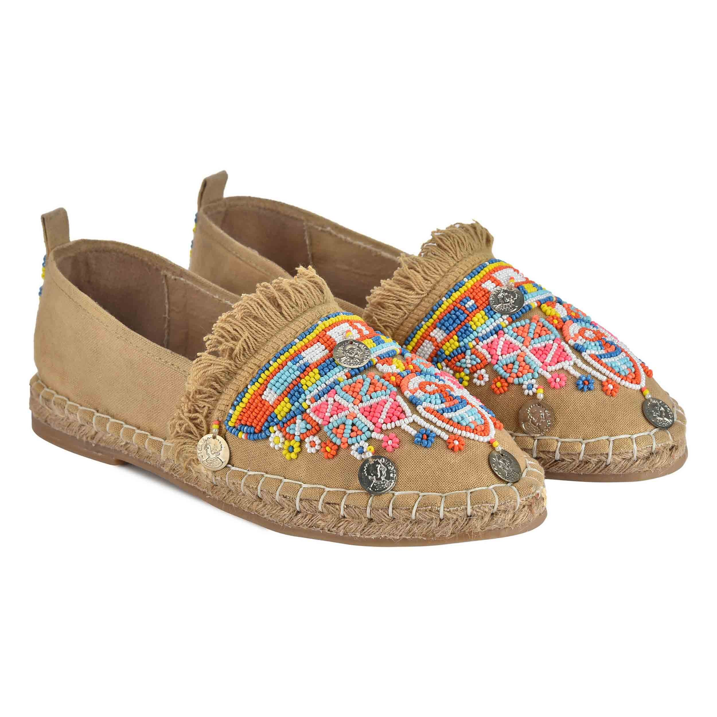 Beaded espadrilles deals