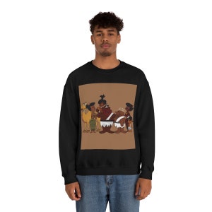 De Flintstones X Somali Heavy Blend Crewneck Sweatshirt