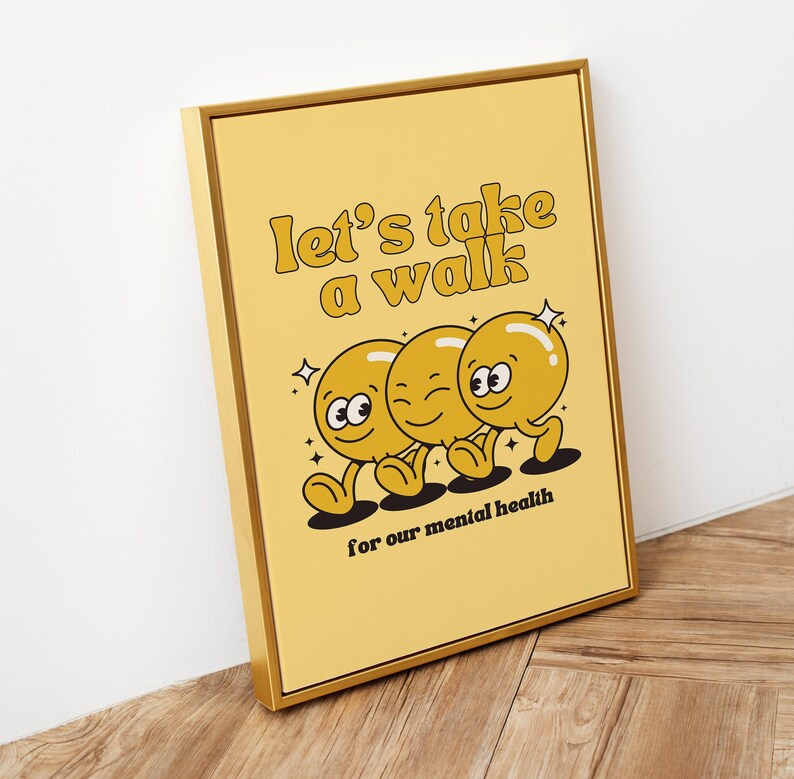 180 files-Digital Download-Wall Prints-Retro Mascot-Friends Poster-Large School Print Art-Classroom Poster-Mental Health Art Prints-Fun Art