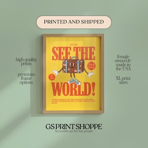 See The World Vertical Art Print
