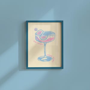 Cocktail Print, Martini Poster, Signature Drink Schild, Cocktail Poster, Bar Warenkorb Drucke, Cocktail Wandkunst, Geschenk, Digitaler Poster Download