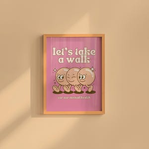 Retro geestelijke gezondheid kunstafdrukken, leuke klaslokaalposters (digitale download) afbeelding 4