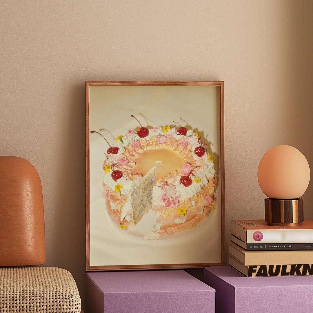 A4 Kunstdruck Hase Mit Blumenkranz – Rosa, 21x29,7 Cm, Matt, 230g Papier, Ohne Rahmen