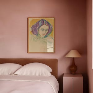 Female Head Vertical Art Print image 11