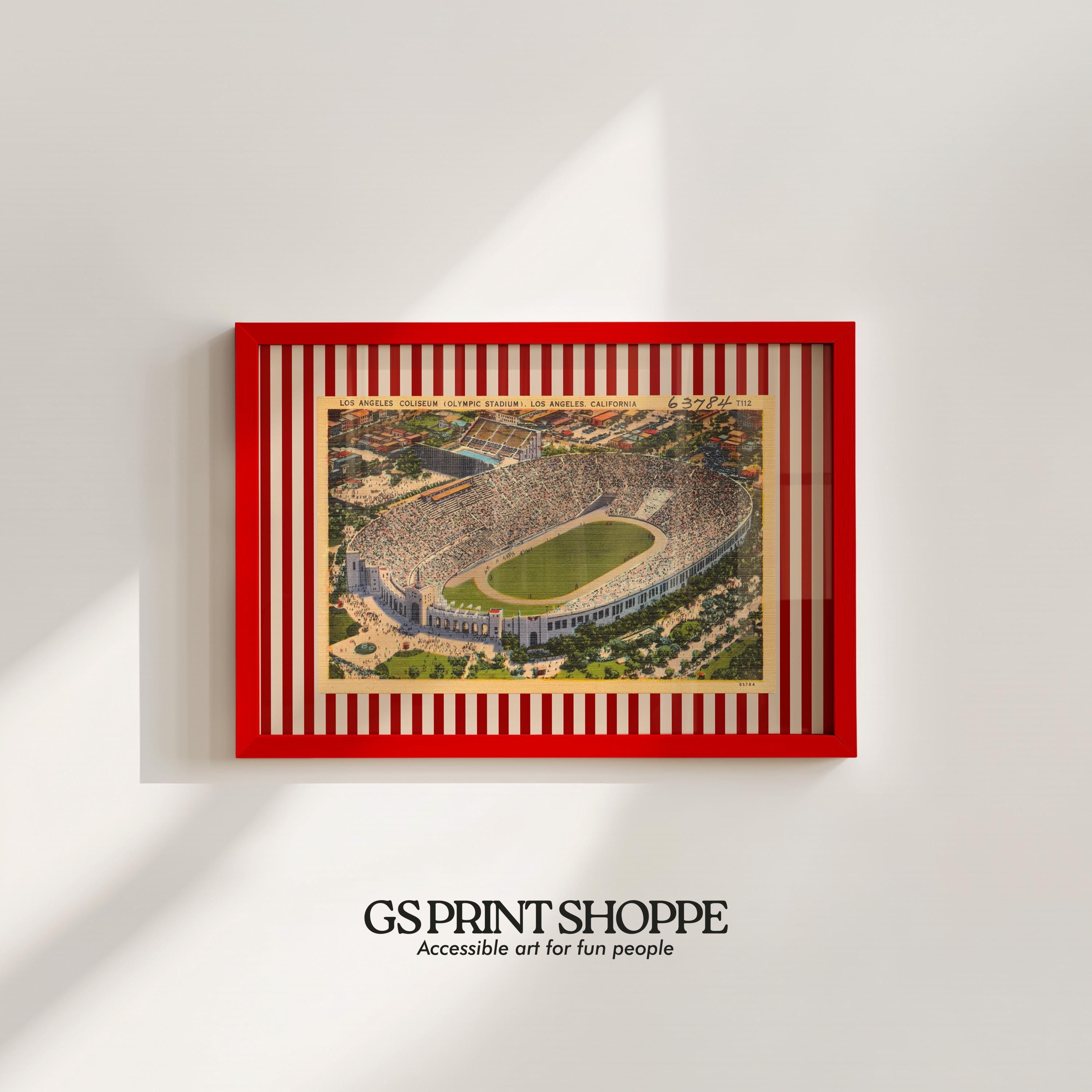 Retro USC Trojans Football Print: Vintage Sports Decor (digital