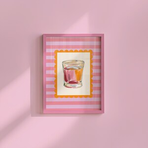 Impresión de cócteles antiguos, póster de cócteles, impresiones de cócteles, impresión artística femenina, regalo de inauguración de la casa, whisky de bebida retro, GS Print Shoppe
