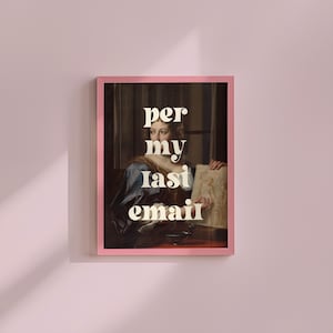 Altered Painting-Funny Classic Art-Pop Art-Dorm Room Print-Downloadable Print-Printable-Trendy Art Print-Girly Art-Portrait