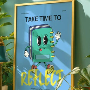 Impresión digital de mascota retro, decoración infantil moderna (descargar) imagen 4