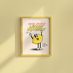 Plakat „Easy Peasy Lemon Squeezy”: Sztuka emocji w klasie (do pobrania w wersji cyfrowej)