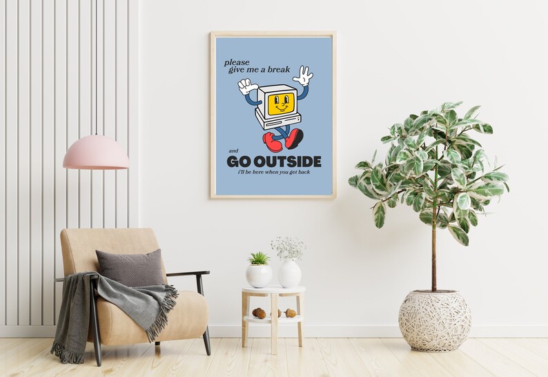 Give Me a Break-digital Download-wall Art Print-retro - Etsy