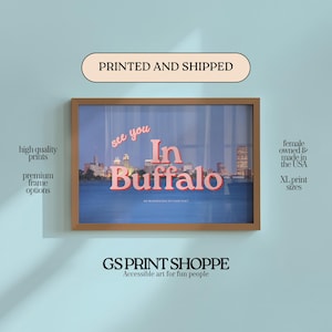 See You In Buffalo Horizontal Art Print