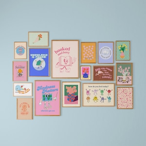 School Art Prints: Colorful Classroom Posters - Digital Download