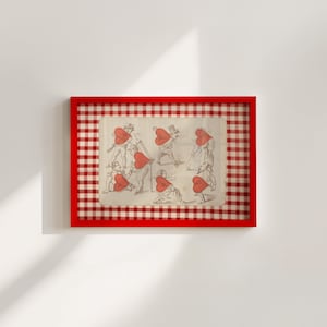 Arte murale retrò alla moda, stampa vintage, carte da gioco vintage Aces, poster Ace, stampa estetica, arte retrò delle carte da gioco, negozio di stampe gs