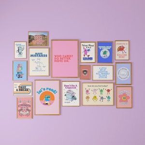 Lot de 17 affiches pour enfants, imprimés scolaires, impressions de salle de jeux, décoration de salle de classe, lot d'affiches d'apprentissage, affiches de salle de classe, téléchargements numériques