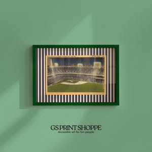 Vintage Yankee Stadium Poster: Retro NYC Baseball Art (Digital Download)