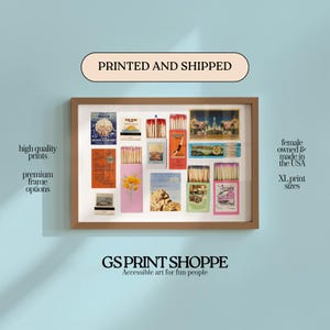 Matchbook San Francisco Vibes Horizontal Art Print