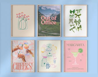 Matisse Inspired Colorful Gallery Wall Art Set - Digital Download Decor