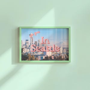 Seattle Wall Art, Seattle Decor, Seattle poster, Seattle Print, Washington Art Print, Vintage Photograph Art, Seattle Wall Poster, Seattle
