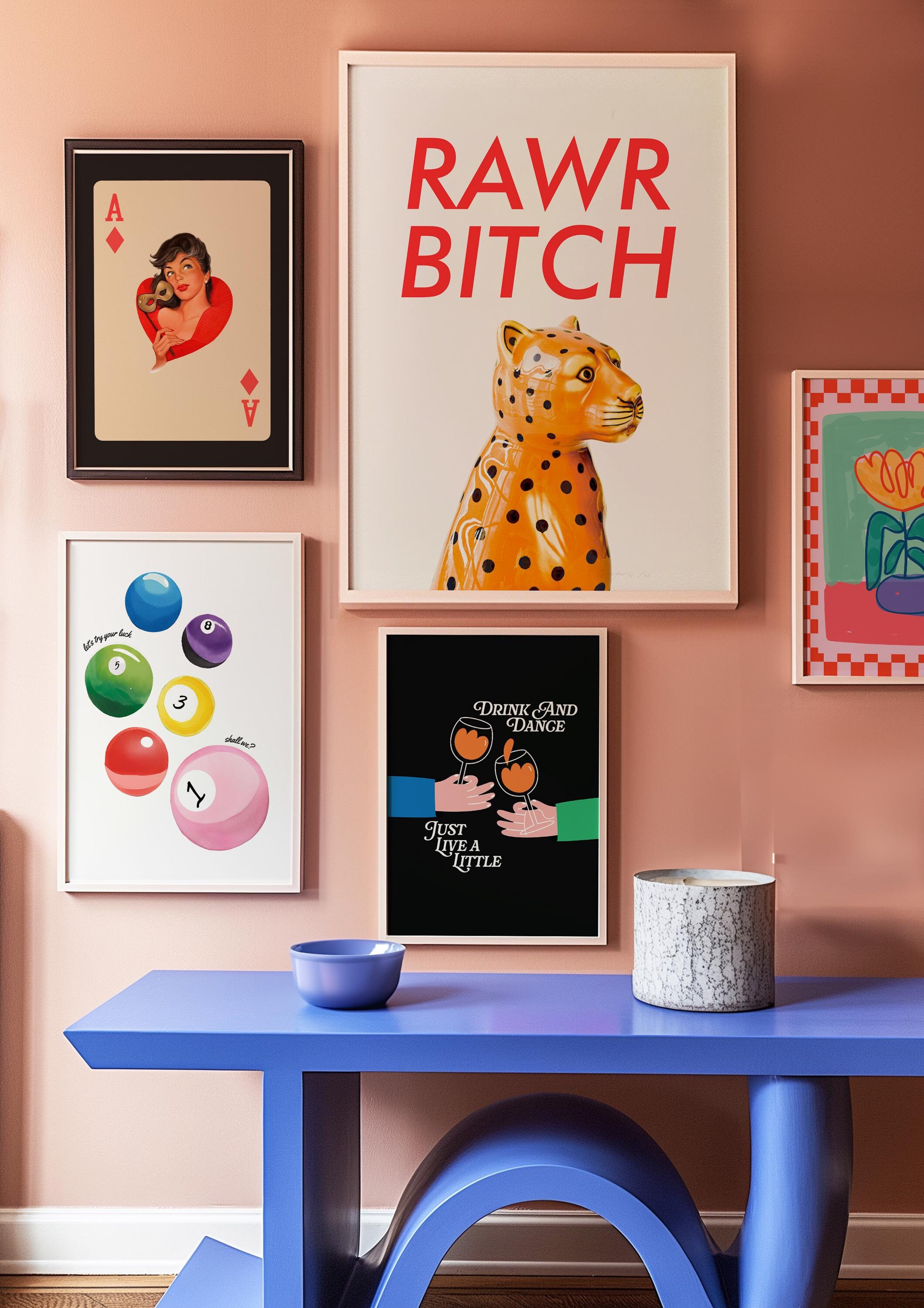 トレンドのヴィンテージアートプリントセット - エクレクティックな壁