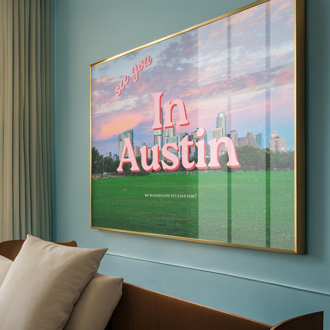 Austin Art, Austin Decor, Austin Poster, Austin Print, Texas Art Print ...