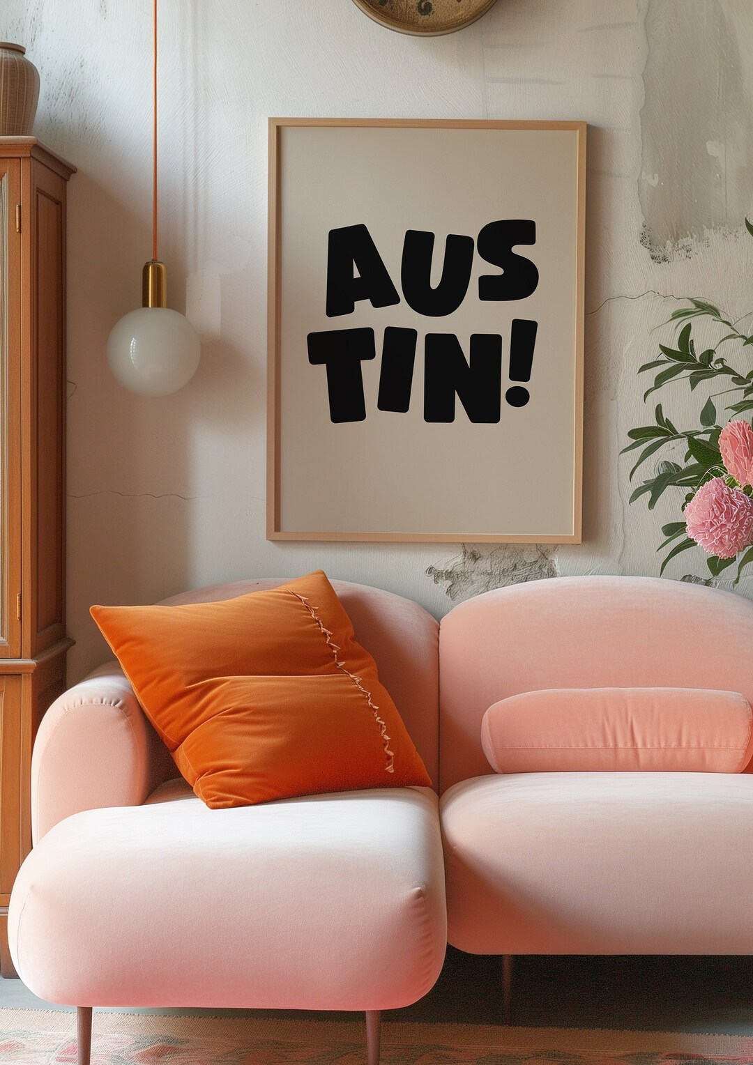 Austin Art Print,digital Art Download,black Austin Wall Art,cute Trendy ...