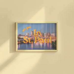 St. Paul Art, St. Paul Decor, St. Paul poster, St. Paul Print, Vintage Art, St. Paul Wall Poster, St. Paul Apartment Art, St. Paul Wall Art