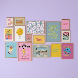 Kids Posters Bundle: 15 School Printables & Classroom Decor Prints for Playroom Learning, Digital Download Classroom Posters Set