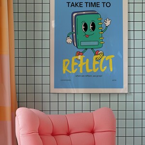 Impresión digital de mascota retro, decoración infantil moderna (descargar) imagen 6