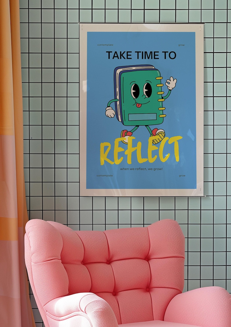 Impresión digital de mascota retro, decoración infantil moderna (descargar) imagen 6
