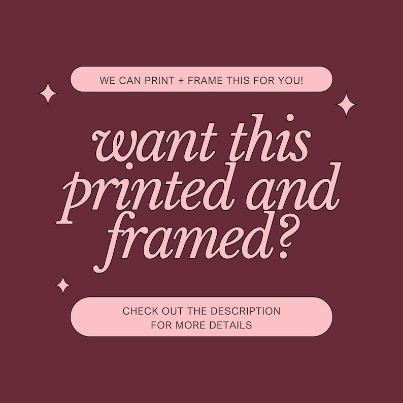 a red background with a white text that reads, we can print this for you