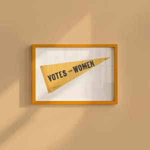 Feminist Poster, Votes for Women Pendant, Votes for Women Art, Vintage Flag Art, Votes for Women Print, Suffragette art print