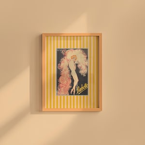 Póster de película vintage, impresión francesa Art Nouveau, póster publicitario retro, impresión artística de moda, decoración vintage, póster vintage, GS Print Shoppe