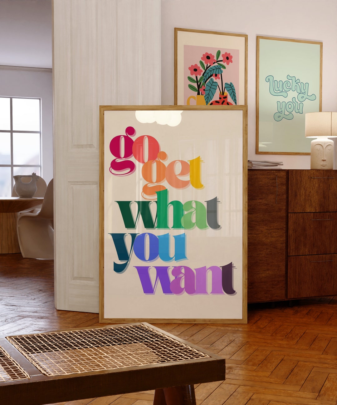 Go Get What You Want Classroom Decor Digital Prints Instant - Etsy