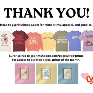 a group of t - shirts with the words thank you