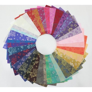 Traditionele Koreaanse Hanbok-stof (35 kleuren) |  Hibiscusbloemenpatroon 110 cm breedHanbok-kaarten maken Hanbok Doljanchi Koreaanse mode SH003
