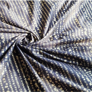 100% Cotton Fabric 20s | Hangeul "Hunminjeongeum Gold"  110cm (44"), Made in Korea HQ026 Korean Fabric, traditional fabric