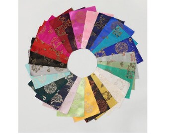 Traditional Korean Hanbok Fabric (26 color)|  Luxurious & Shimmering  110cm by the Yard  Hanbok card making Doljanchi Korean fashion SH002