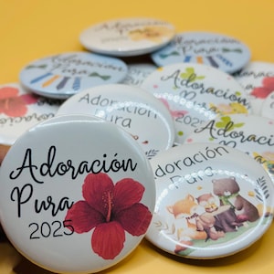 Pure Worship! 2025 Convention Button Pins - PARTY PACK! - jw gifts - jw, convention gifts, special convention- best life ever